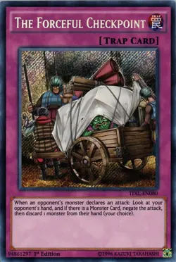 1x (NM) The Forceful Checkpoint - TDIL-EN080 - Secret Rare - 1st Edition YuGiOh - Image 1