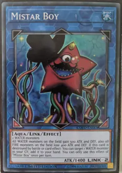 YuGiOh Mistar Boy Super Rare COTD-ENSE3 - Image 1