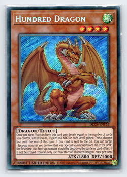 Hundred Dragon - DLCS-EN146 - Secret Rare - Limited Edition Yugioh - Image 1