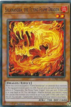 Salamandra, the Flying Flame Dragon x1 MZMI-EN002 Super Rare Yugioh - Image 1
