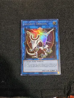 1X NM Security Dragon (Silver) - BLC1-EN043 - Ultra Rare 1st Edition - Image 1