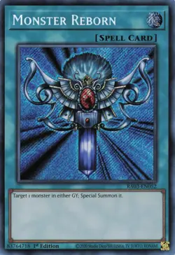 Yugioh Monster Reborn RA03-EN052 - Secret Rare - Image 1