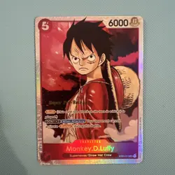 One Piece TCG Super Pre-Release Monkey .D. Luffy ST01-012 Mint Condition English - Image 1