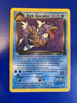 Pokemon Dark Gyrados 25/82 Team Rocket Non-Holo Rare Card - Image 1