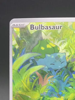 Pokemon TCG Card Bulbasaur 166/165 S&V 151 Illustration Rare *English* - OC - Image 4