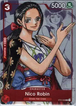 Nico Robin Alt Art ST01-008 English Promo Card - One Piece Card - NM - Image 1