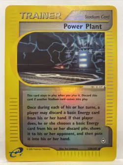 Power Plant 139/147 - Reverse Holo - Aquapolis Pokemon Card NM - Image 1