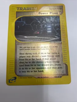 Power Plant 139/147 - Reverse Holo - Aquapolis Pokemon Card NM - Image 5