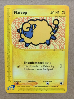 Mareep 119/165 Expedition - Common Pokemon Card - NM/Mint - Image 1