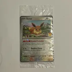 Eevee 074/131 2025 Pokemon Day Stamped Promo SEALED Pokemon TCG Card - Image 1
