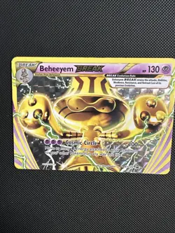 Beheeyem BREAK XY135 XY Full Art Black Star Promo Holo Pokemon Card LP - Image 1