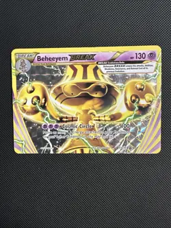 Beheeyem BREAK XY135 XY Full Art Black Star Promo Holo Pokemon Card LP - Image 2