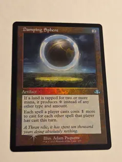 Damping Sphere X1 DMR MTG FOIL (Retro Frame) Dominaria Remastered - Image 1