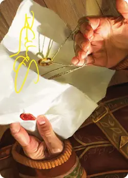 MTG LotR Art Series - Bilbo's Ring (37/81) (Stamped) - Image 1