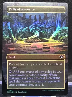Path of Ancestry #661 Commander Masters Borderless Foil Common - Image 1