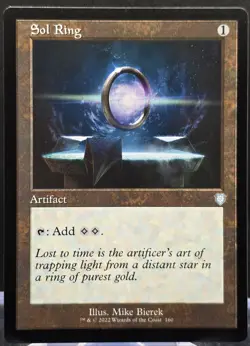 Sol Ring #160 Commander: The Brothers' War Retro Frame Regular Uncommon - Image 1