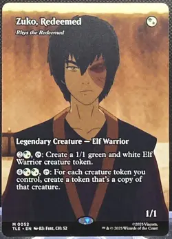 Zuko, Redeemed #52 Avatar: The Last Airbender Borderless Regular Mythic - Image 1