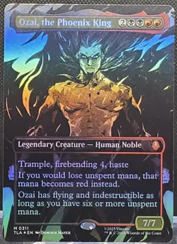 Ozai, The Phoenix King #311 Avatar: The Last Airbender Borderless Foil Mythic - Image 1