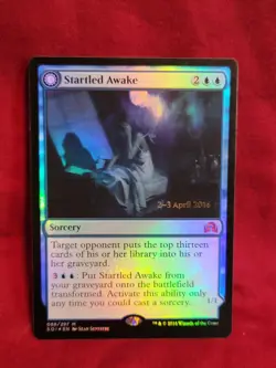 Mint/Near-Mint, English - 1 x MTG Startled Awake - Foil Shadows over Innistrad - Image 1