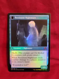 Mint/Near-Mint, English - 1 x MTG Startled Awake - Foil Shadows over Innistrad - Image 2