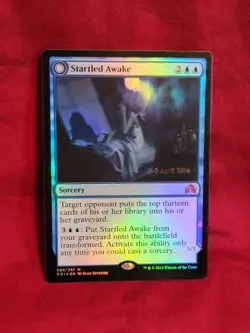 Mint/Near-Mint, English - 1 x MTG Startled Awake - Foil Shadows over Innistrad - Image 3