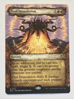 Soul Immolation (Showcase) - Lorwyn Eclipsed ECL - MTG - NM/M - Image 1