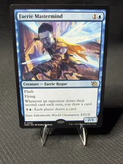 Faerie Mastermind MTG - MOM #58 - Rare - Flying Flash - Blue - NM - Image 1