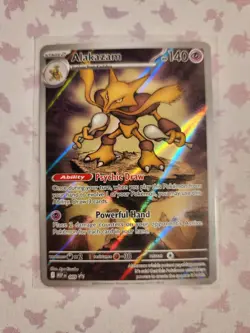 Alakazam SVP 009 Mega Evolution Black Star Promo Pokemon TCG - Image 1