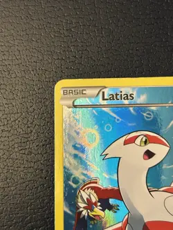 Pokemon TCG Latias XY78 Full Art Black Star Holo Promo Damaged - Image 4