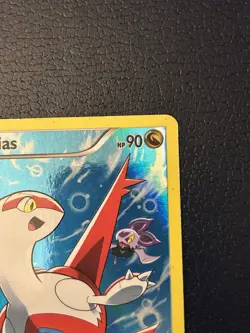 Pokemon TCG Latias XY78 Full Art Black Star Holo Promo Damaged - Image 5