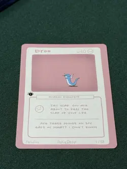 1st Edition Pokederp 2 Droo - Dratini 1/38 Pokemon - Image 1