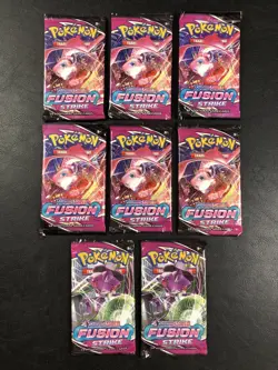 16x Pokemon TCG Sword & Shield Fusion Strike Booster Pack - Factory Sealed! - Image 2