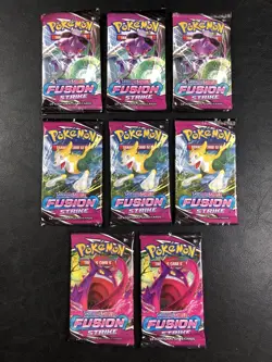 16x Pokemon TCG Sword & Shield Fusion Strike Booster Pack - Factory Sealed! - Image 4