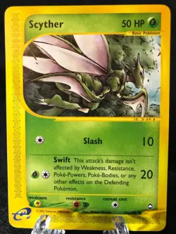 Scyther 106/147 Aquapolis Common Pokemon TCG NM Never Played - Image 1