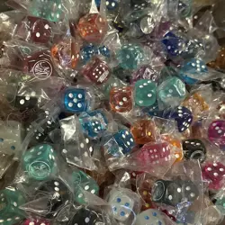 Set Of 6 Dice No Duplicates Yugioh D6 Sided Die Life Point Counter Konami OTS D6 - Image 2
