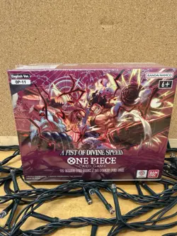 ONE PIECE OP11 ENG A FIST OF DIVINE SPEED BOOSTER BOX OP11 OP 11 ENGLISH SEALED - Image 1