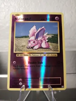 Pokemon - XY Evolutions - Nidoran M 43/108 Reverse Holo LP/NM Card - Image 1