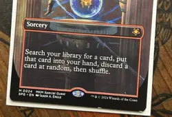 Gamble Borderless Card Near Mint Condition MTG Magic Kid Icarus - Image 2