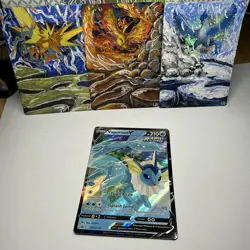 Vaporeon V SWSH150 Holo Black Star Promo Sword Shield Pokemon - Image 3