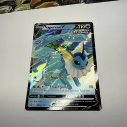 Vaporeon V SWSH150 Holo Black Star Promo Sword Shield Pokemon - Image 4