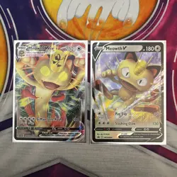 Pokemon TCG Promo buddle - Meowth VMAX SWSH005, meowth V SWSH004 - NM - 2020 - Image 1