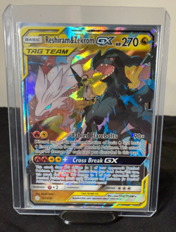 Reshiram & Zekrom GX 157/236 | Cosmic Eclipse TAG TEAM | Pokemon TCG Legendary - Image 1