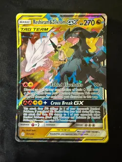 Reshiram & Zekrom GX 157/236 | Cosmic Eclipse TAG TEAM | Pokemon TCG Legendary - Image 4