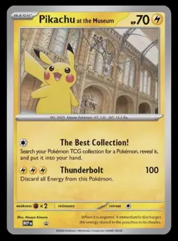 PRE-SALE Pokemon x Natural History Museum Exclusive Jumbo Pikachu at the Museum - Image 1