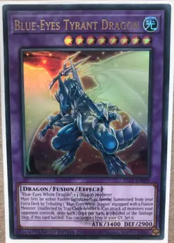 Yu-Gi-Oh! TCG Blue-Eyes Tyrant Dragon 25LP-EN019 Ultra Rare Limited Ed Near Mint - Image 1