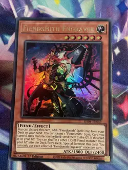 Yu-Gi-Oh! TCG Fiendsmith Engraver RA04-EN049 Ultra Rare NM/M - Image 2