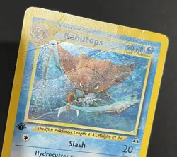 Kabutops - 6/75 - Holo Rare 1st Edition - Neo Discovery - Pokemon Card - DMG - Image 3