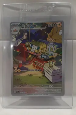 Charjabug 169/162 Illustration Rare Temporal Forces Pokemon Card Secret Holo - Image 3