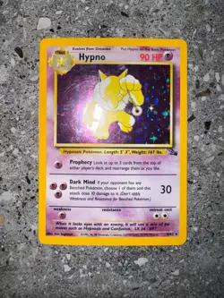 Pokemon TCG Cards Hypno 8/62 Fossil Holo Rare LP - Image 3