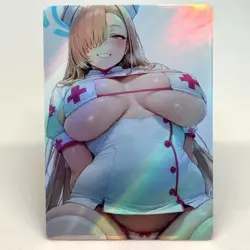 Blue Archive Ichinose Asuna Goddess Anime Waifu ACG Foil Card - Image 1